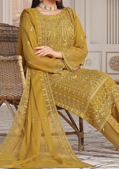 Bin Hameed Alishba Heavy Embroidered Chiffon Dress - db26202