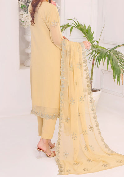 Bin Hameed Fabiha Heavy Embroidered Chiffon Dress - db25818