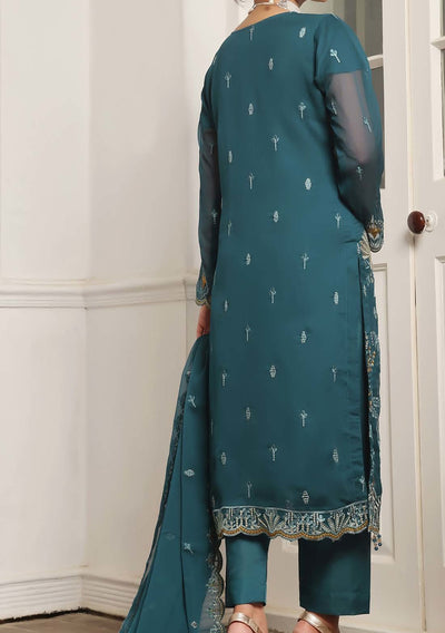 Bin Hameed Himsa Luxury Embroidered Chiffon Dress - db27977