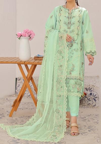 Bin Hameed Janan Heavy Embroidered Organza Dress - db28046