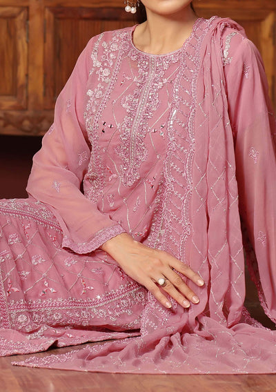 Bin Hameed Nashwa Luxury Embroidered Chiffon Dress - db27826