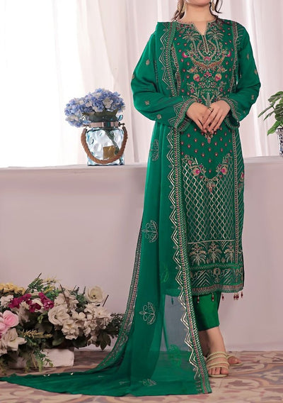 Bin Hameed Nura Luxury Embroidered Chiffon Dress - db28204