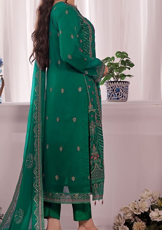 Bin Hameed Nura Luxury Embroidered Chiffon Dress - db28204