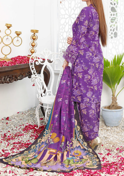 Bin Hameed Rachana Embroidered Khaddar Dress - db27818