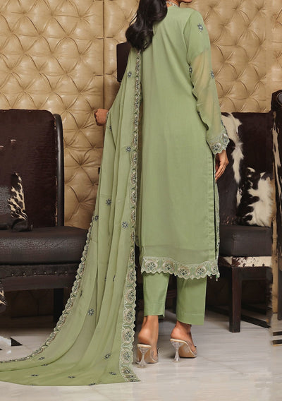 Bin Hameed Rina Luxury Embroidered Chiffon Dress - db27372