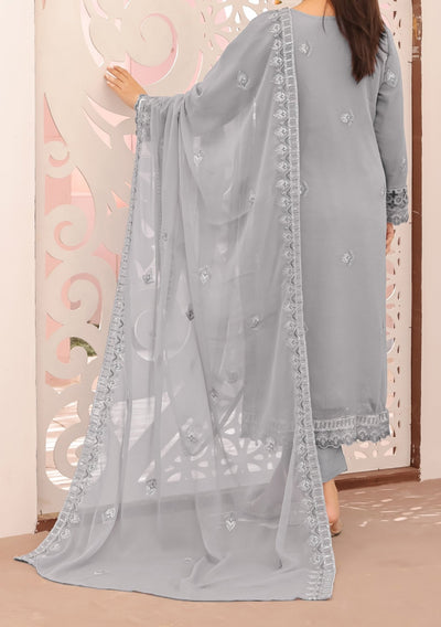 Bin Hameed Rubab Luxury Embroidered Chiffon Dress - db27847