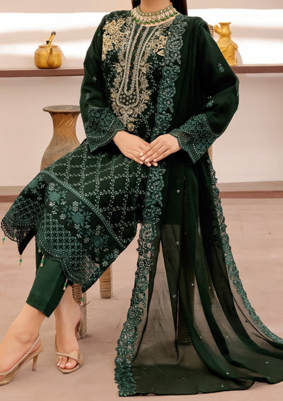 Bin Hameed Rubab Luxury Embroidered Chiffon Dress - db27843