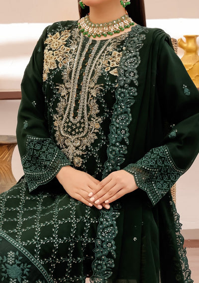 Bin Hameed Rubab Luxury Embroidered Chiffon Dress - db27843