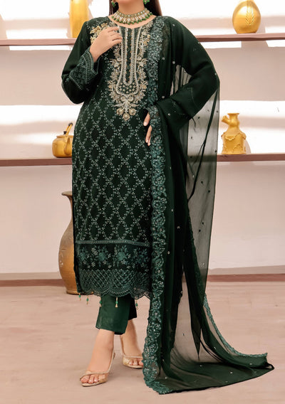 Bin Hameed Rubab Luxury Embroidered Chiffon Dress - db27843