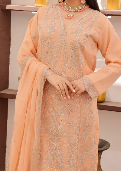 Bin Hameed Rubab Luxury Embroidered Chiffon Dress - db27849