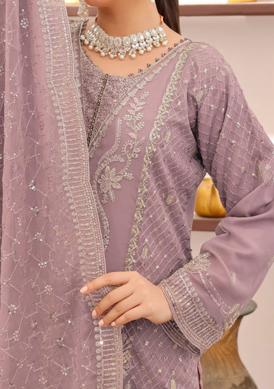 Bin Hameed Rubab Luxury Embroidered Chiffon Dress - db27848