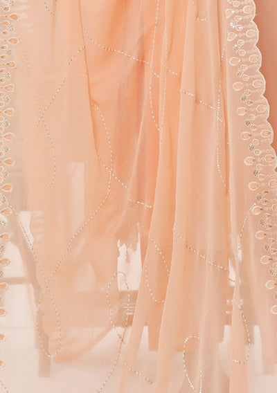 Bin Hameed Sidra Heavy Embroidered Chiffon Dress - db26167