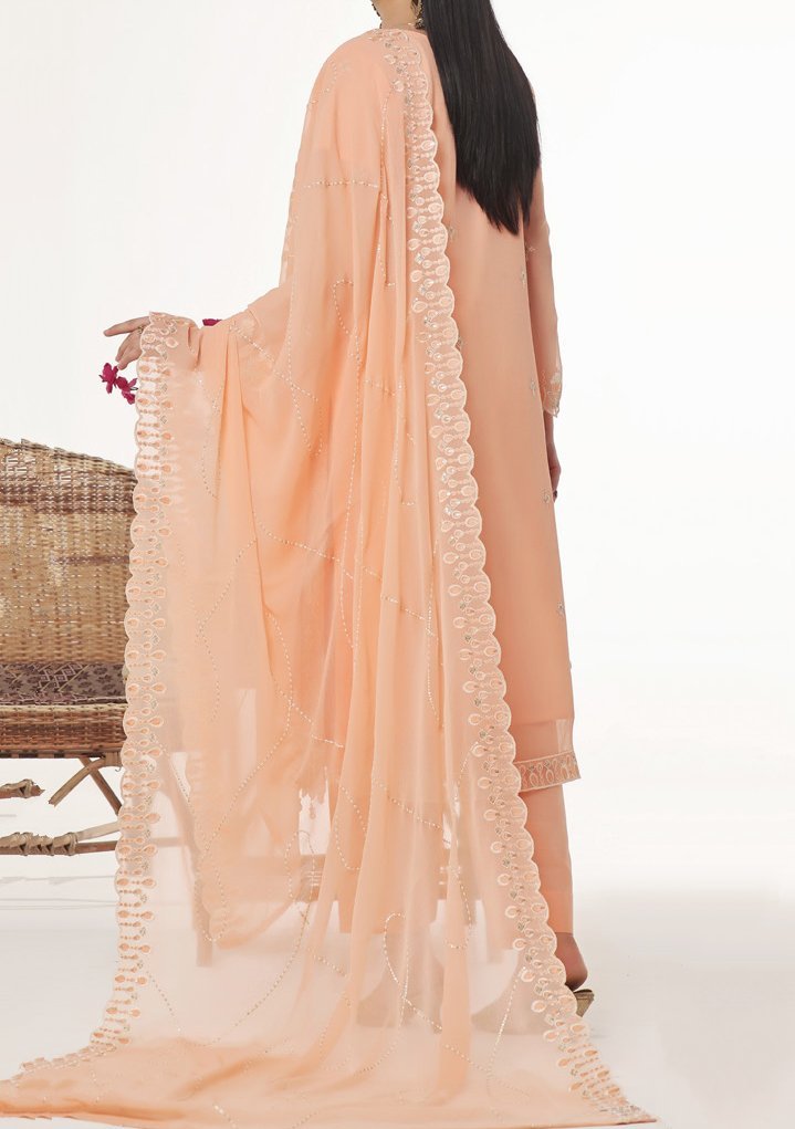 Bin Hameed Sidra Heavy Embroidered Chiffon Dress - db26167