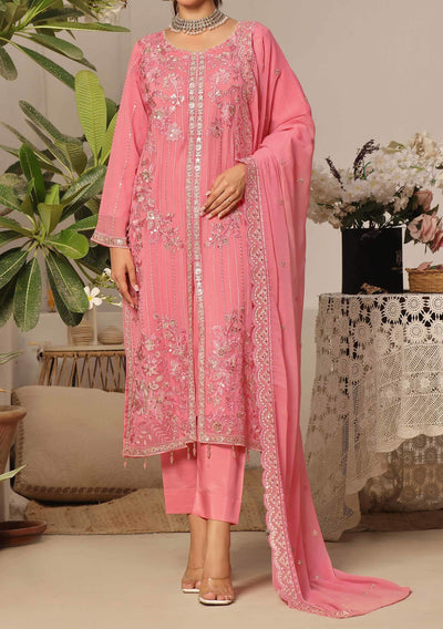 Bin Hameed Sifra Luxury Embroidered Chiffon Dress - db27693