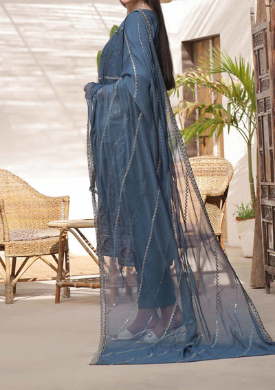 Bin Hameed Sifra Luxury Embroidered Chiffon Dress - db27690