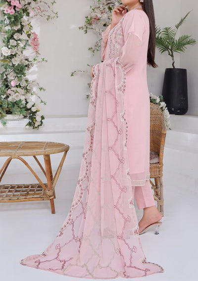 Bin Hameed Suffha Luxury Embroidered Chiffon Dress - db26668