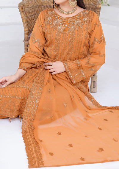 Bin Hameed Suffha Luxury Embroidered Chiffon Dress - db26669