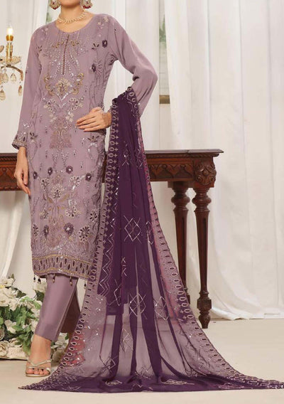 Bin Hameed Tania Luxury Embroidered Chiffon Dress - db28701