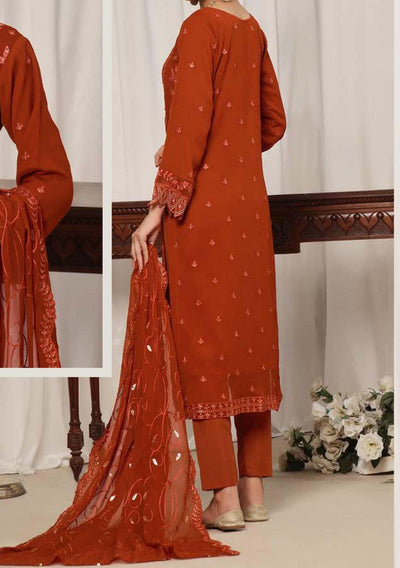 Bin Hameed Tania Luxury Embroidered Chiffon Dress - db28697