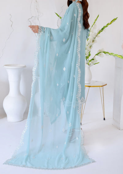 Bin Hameed Zhikar Luxury Embroidered Chiffon Dress - db27930