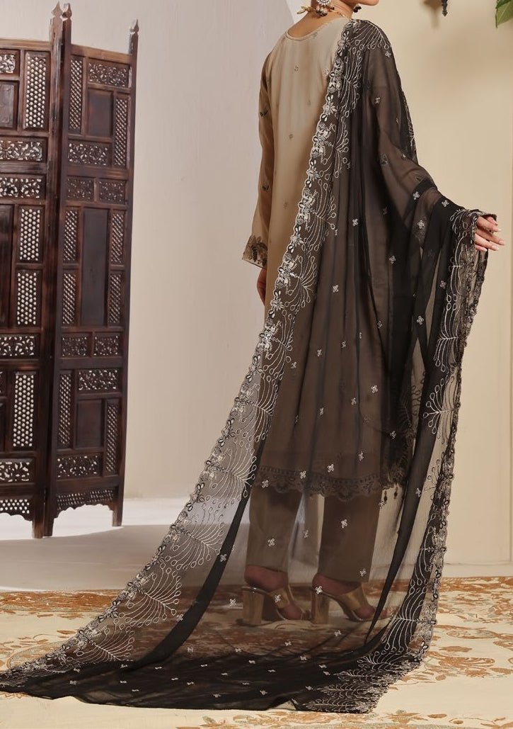 Bin Hameed Ziva Luxury Embroidered Chiffon Dress - db27650