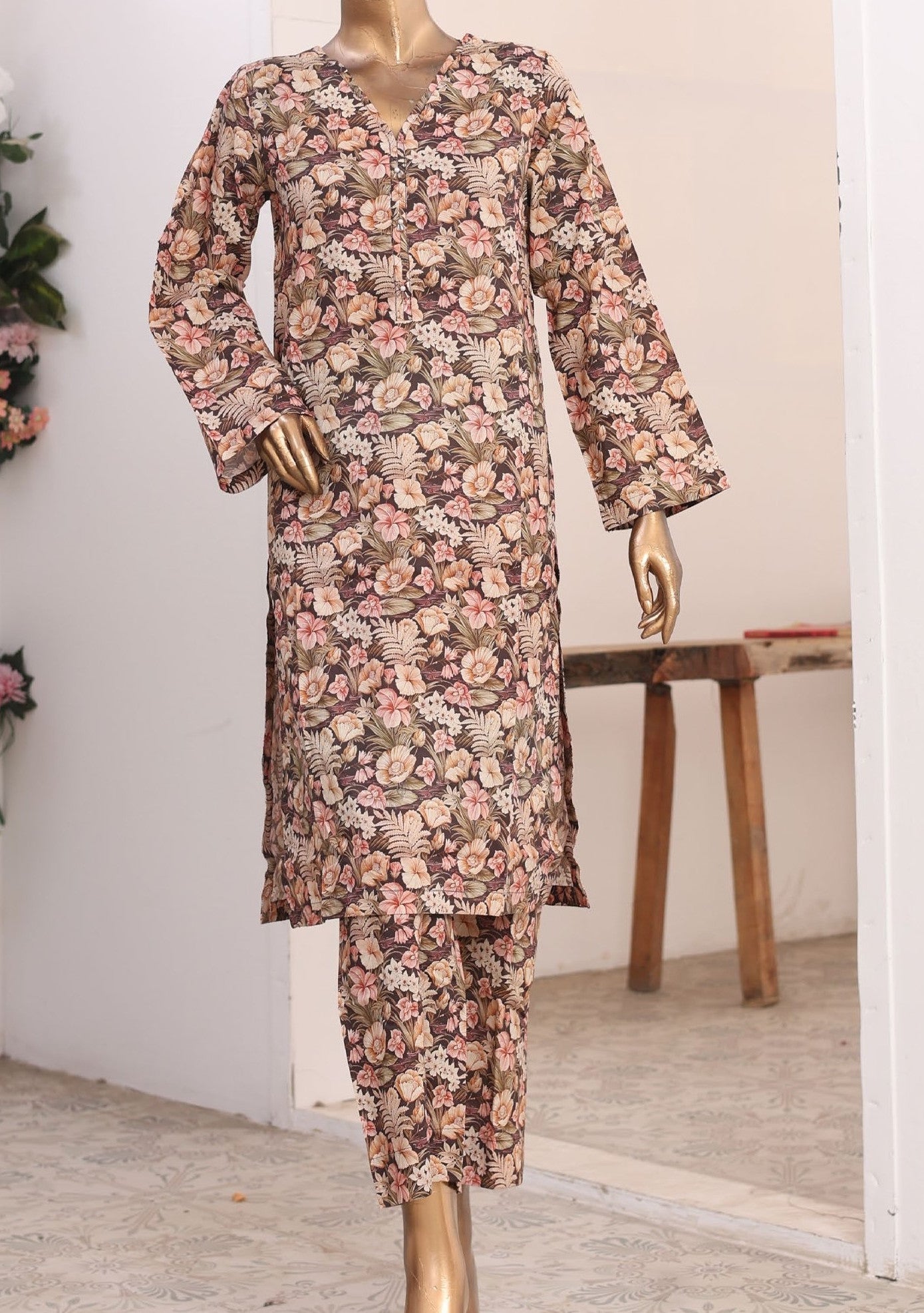 Bin Saeed 2 Pieces Ready Made Co - Ords - db28976