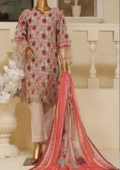 Bin Saeed Ready Made Embroidered Chikankari Dress - db29390