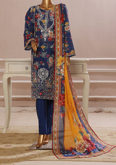 Bin Saeed Ready Made Embroidered Chikankari Dress - db29389