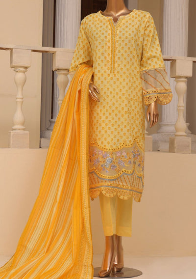 Bin Saeed Ready Made Embroidered Chikankari Dress - db29388