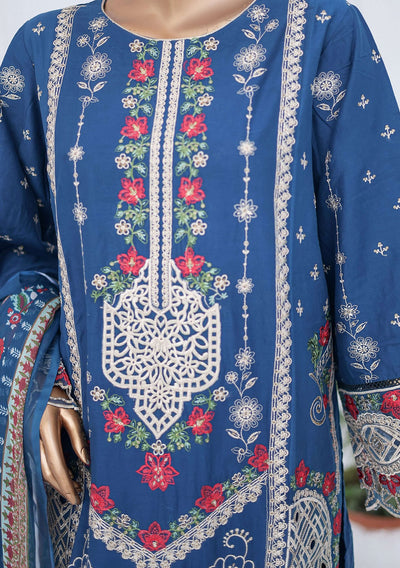 Bin Saeed Ready Made Embroidered Cotton Dress - db27116