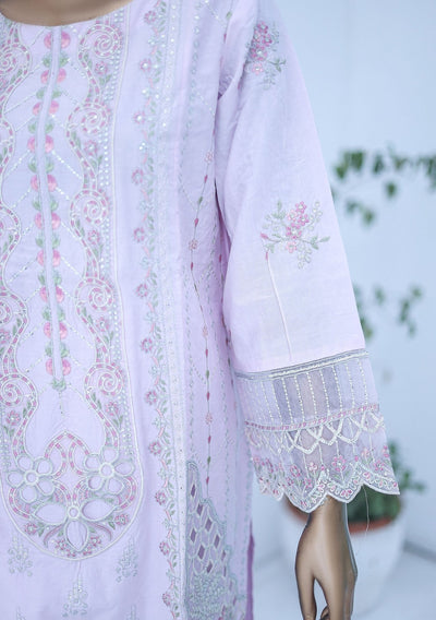 Bin Saeed Ready Made Embroidered Cotton Dress - db27119