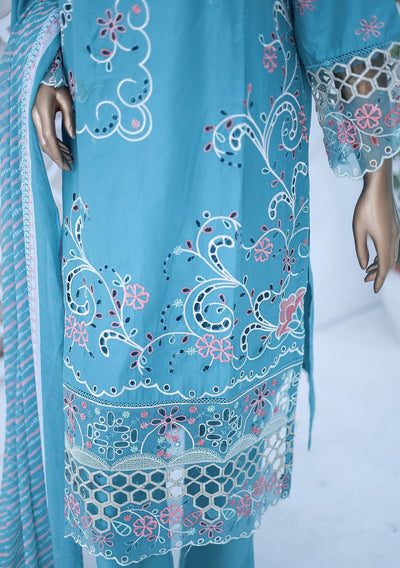 Bin Saeed Ready Made Embroidered Cotton Dress - db27120