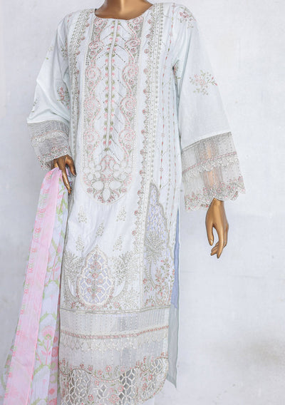 Bin Saeed Ready Made Embroidered Cotton Dress - db27375