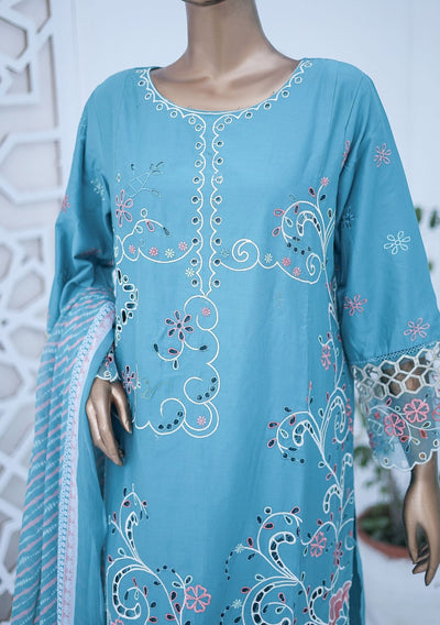 Bin Saeed Ready Made Embroidered Cotton Dress - db27120