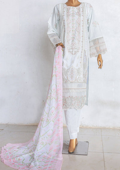 Bin Saeed Ready Made Embroidered Cotton Dress - db27375