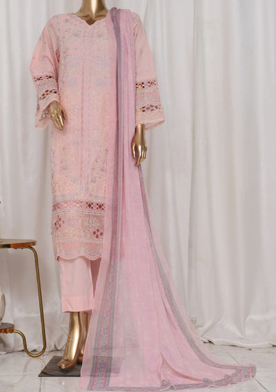 Bin Saeed Ready Made Embroidered Cotton Dress - db28742