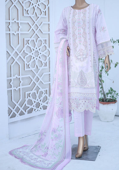 Bin Saeed Ready Made Embroidered Cotton Dress - db27119