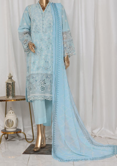 Bin Saeed Ready Made Embroidered Cotton Dress - db28747