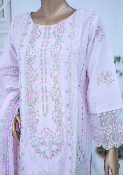 Bin Saeed Ready Made Embroidered Cotton Dress - db27119