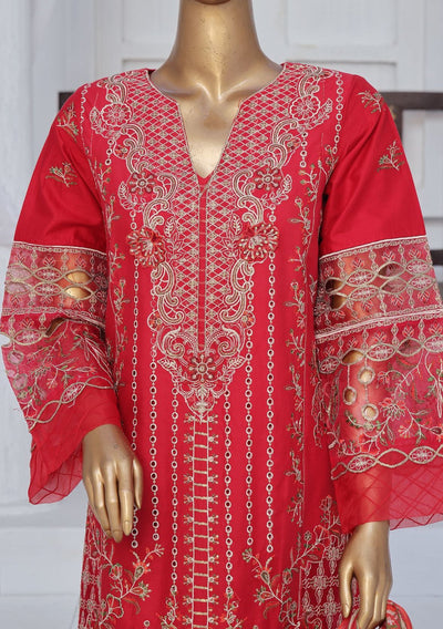 Bin Saeed Ready Made Embroidered Cotton Dress - db27841