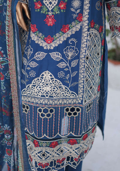 Bin Saeed Ready Made Embroidered Cotton Dress - db27116