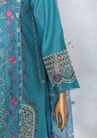 Bin Saeed Ready Made Embroidered Cotton Dress - db27374