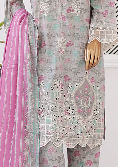 Bin Saeed Ready Made Embroidered Lawn Dress - db25901