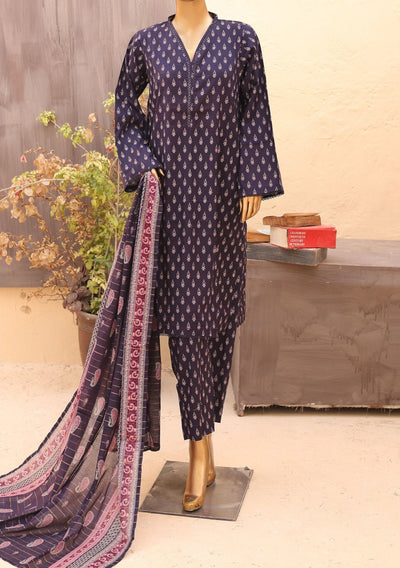 Bin Saeed Ready Made Printed Lawn Dress - db26384