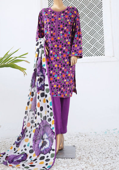 Bin Saeed Ready Made Printed Lawn Dress - db26237