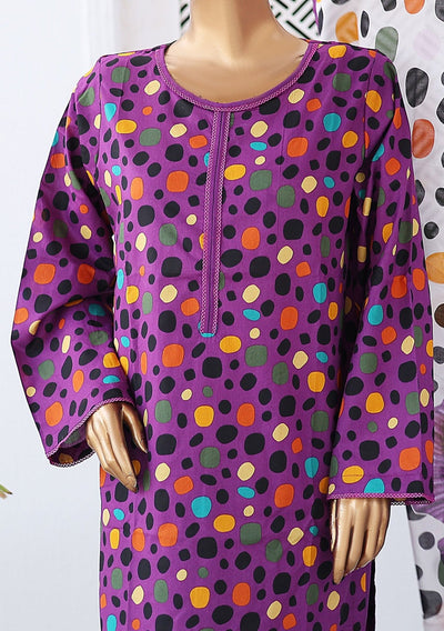 Bin Saeed Ready Made Printed Lawn Dress - db26237