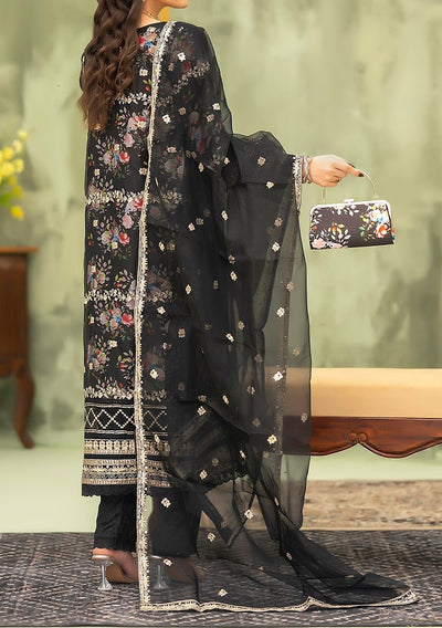 Bint - E - Noor Eshaline Embroidered Organza Dress - db29917