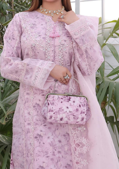 Bint E Noor Nafisa Embroidered Organza Dress - db28961