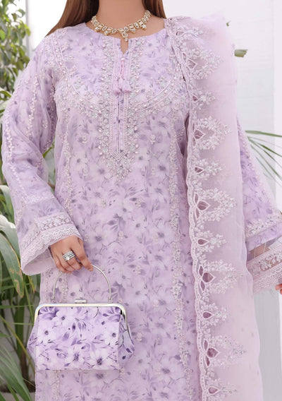 Bint E Noor Nafisa Embroidered Organza Dress - db28964