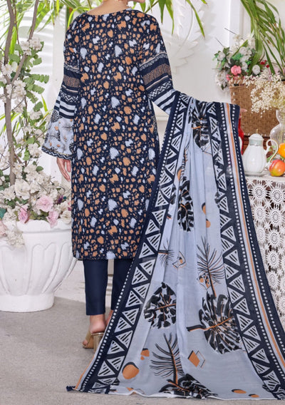 Dilkash Ready Made Embroidered Printed Lawn Dress - db26629